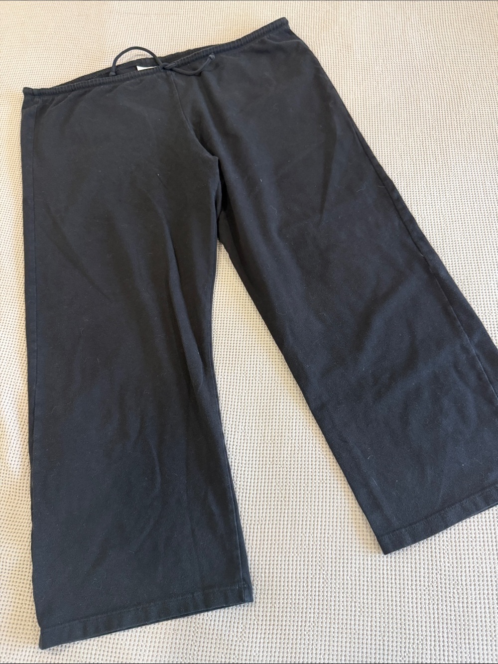 Jacques Moret Kids Black Wide-Leg Joggers